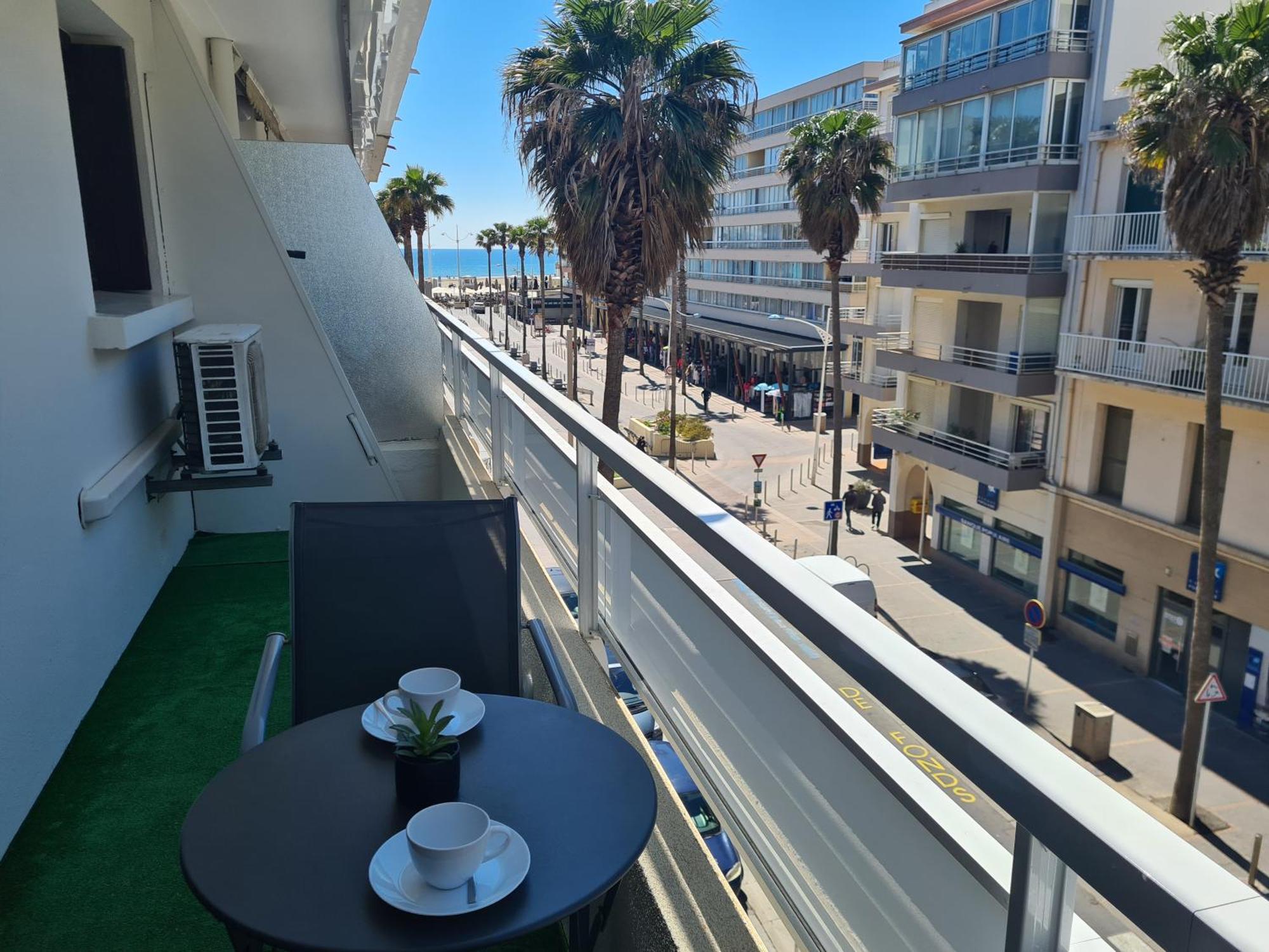 Appartement Mediterranee 150M De La Plage Canet Exterior foto